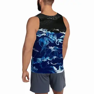 Men The Moon Sports Vest