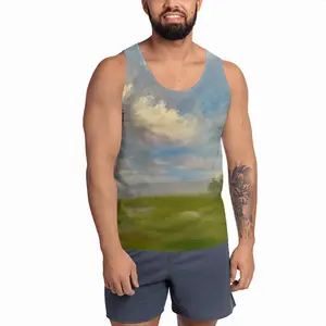 Men Countryside Landscape Sports Vest