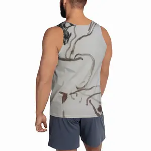 Men Two Hands And A Profile Sports Vest