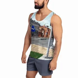 Men #9Th And Q Barrys Tavern Sports Vest