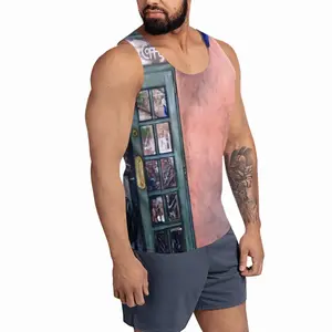 Men Crescent Moon Courtyard Sports Vest