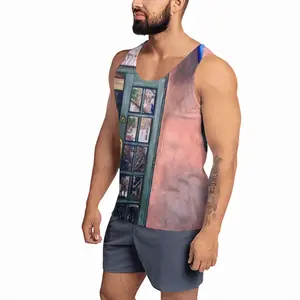 Men Crescent Moon Courtyard Sports Vest