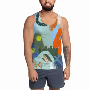 Men Dance In The Waves Sports Vest