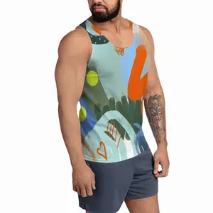 Men Dance In The Waves Sports Vest