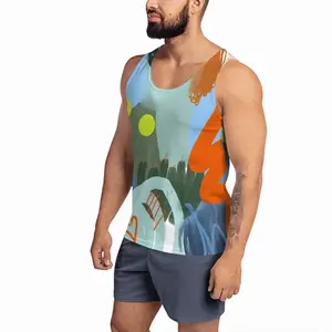 Men Dance In The Waves Sports Vest