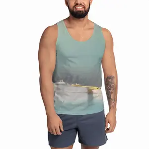 Men Lagoon With Two Boats Sports Vest