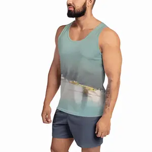 Men Lagoon With Two Boats Sports Vest