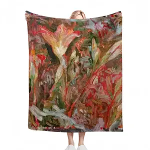 Weidenthal Lilies - Even Solomon Flannel Blanket (Multi-Size, Vertical)