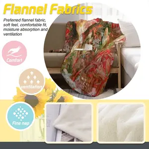 Weidenthal Lilies - Even Solomon Flannel Blanket (Multi-Size, Vertical)