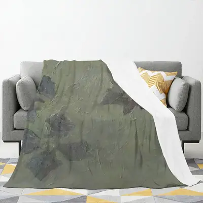 Clematis Vine Flannel Blanket (Multi-Size, Vertical)