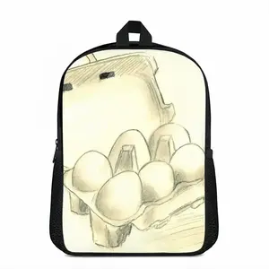 6 Eier Im Karton Six Eggs In The Cardboard Double layer Schoolbag