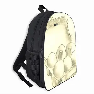 6 Eier Im Karton Six Eggs In The Cardboard Double layer Schoolbag