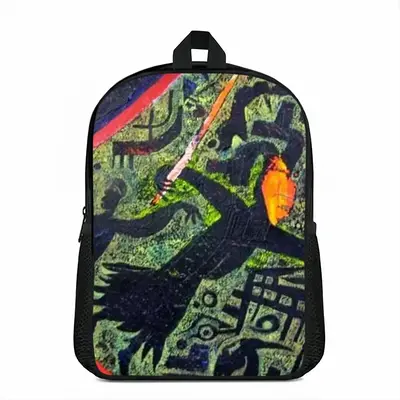 Minute Hand Fragment B Double layer Schoolbag