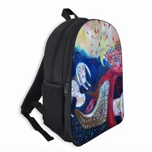 Immortality Oil Double layer Schoolbag