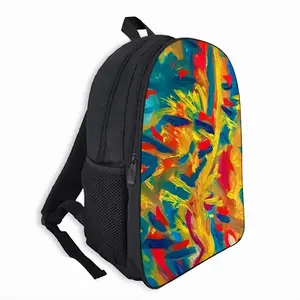 Burning Flame Double layer Schoolbag