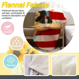 Mckayla Maroney Flannel Blanket (Multi-Size, Vertical)