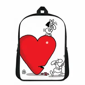 Axing Love Double layer Schoolbag