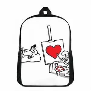 Art Lover Double layer Schoolbag