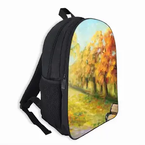 The Autumnwaiting Double layer Schoolbag