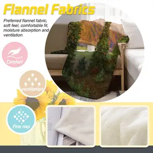 Kin Evening Flannel Blanket (Multi-Size, Vertical)