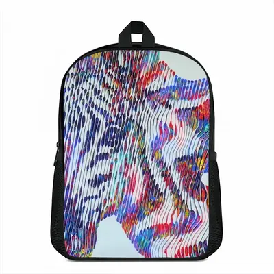 The Colorful Zebra Double layer Schoolbag