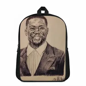 Kevin Hart Portrait Double layer Schoolbag