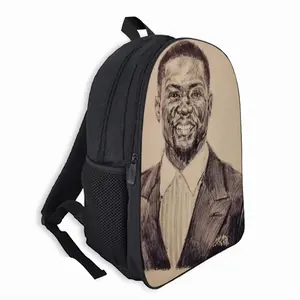 Kevin Hart Portrait Double layer Schoolbag