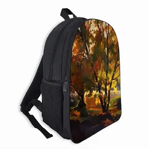 Autumn Sunset Double layer Schoolbag