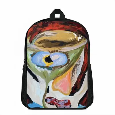 Drunk Man Double layer Schoolbag