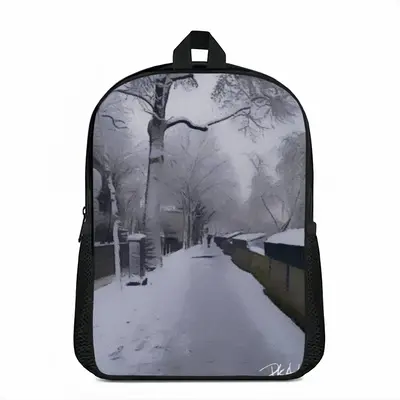 Quay Of Seine At Chatelet Double layer Schoolbag