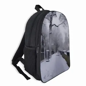 Quay Of Seine At Chatelet Double layer Schoolbag