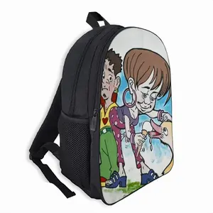 Money Spent Well Double layer Schoolbag