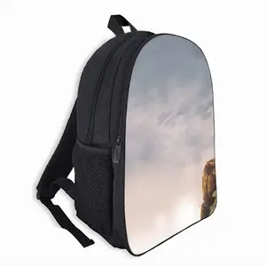 Living On The Edge Double layer Schoolbag