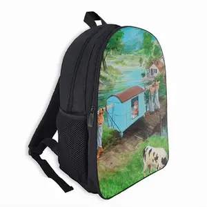 Being Carried Away Double layer Schoolbag