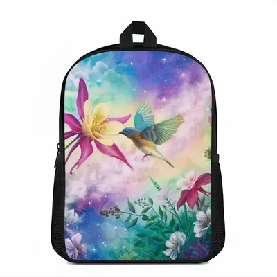 Blossoming Of Life Double layer Schoolbag