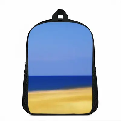 Liquid Sea#077 Double layer Schoolbag