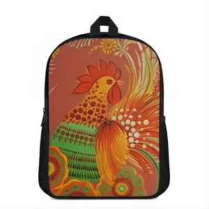 Joyous Rooster Double layer Schoolbag