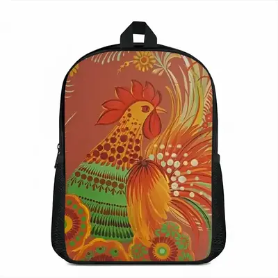 Joyous Rooster Double layer Schoolbag