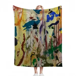 Mythological Garden Flannel Blanket (Multi-Size, Vertical)