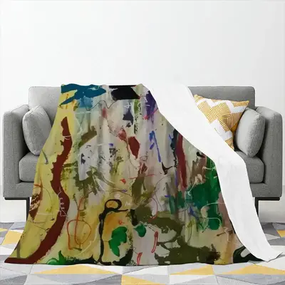 Mythological Garden Flannel Blanket (Multi-Size, Vertical)