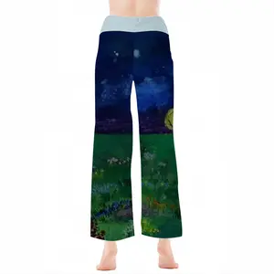 Women Setting Sun Illuminating Blossoming Beauty Iv Pajama Pants