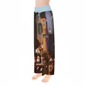 Women Old Warshaw Jewish Street Pajama Pants