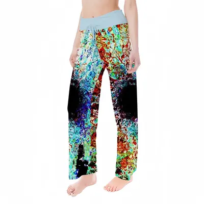 Women Matrix Flower Pajama Pants