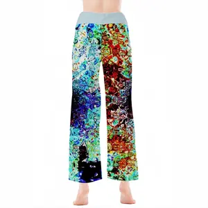 Women Matrix Flower Pajama Pants