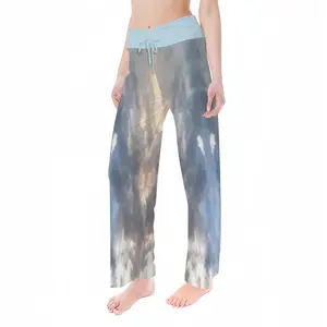 Women Unidentified Flying Sunset Pajama Pants