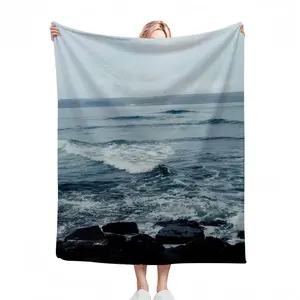 Atlantic Coast - Thurso Flannel Blanket (Multi-Size, Vertical)