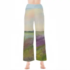 Women Lavender Field Pajama Pants