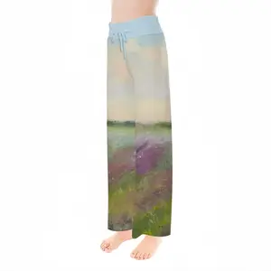 Women Lavender Field Pajama Pants