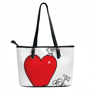 Axing Love Leather Lady's Handbag