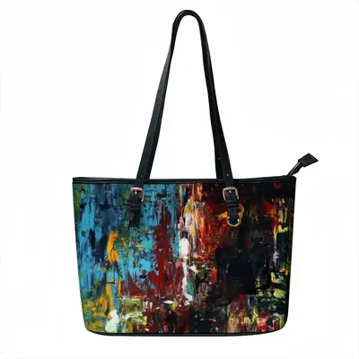 Magical Waterfall Leather Lady's Handbag